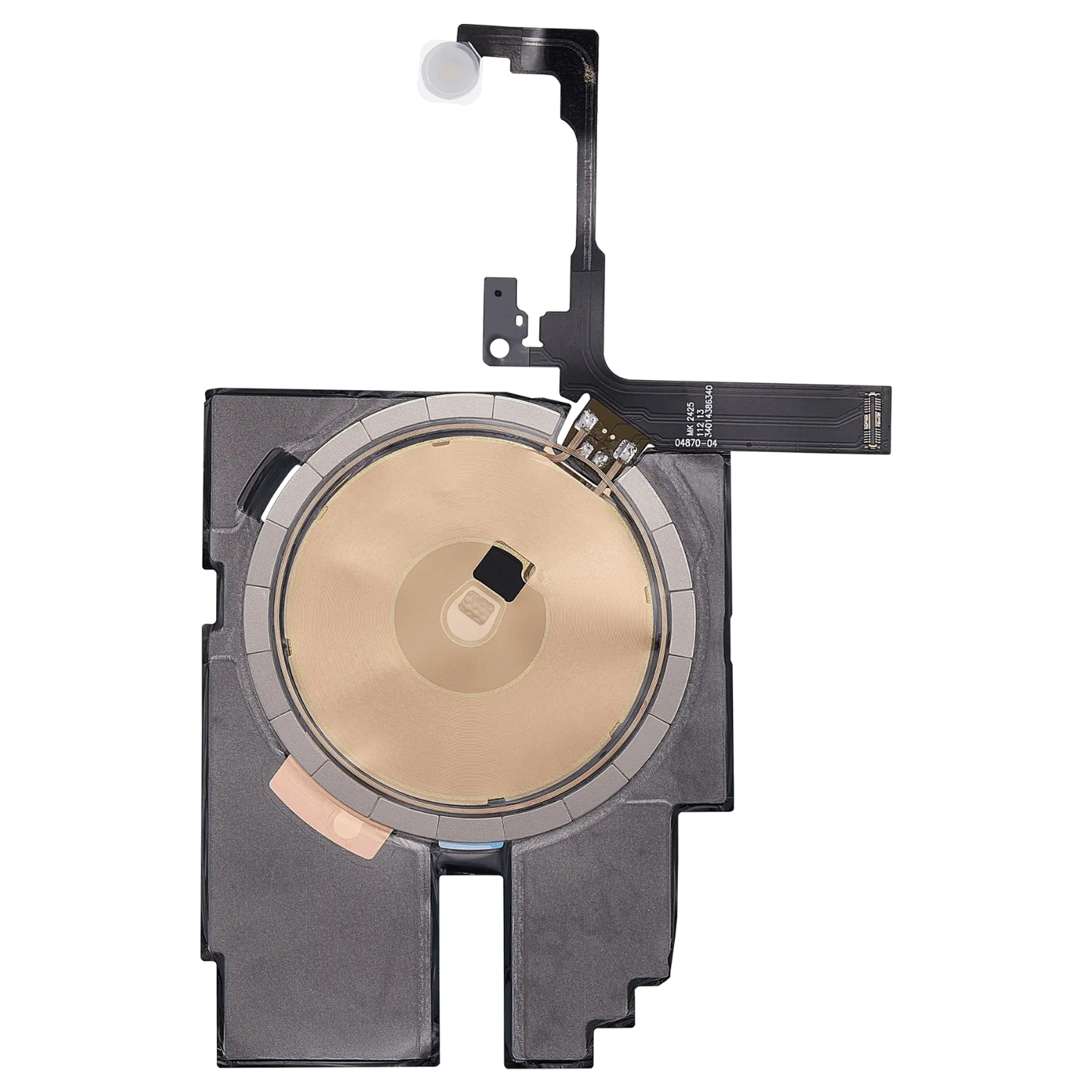 Nappe flash, charge sans fil (avec aimant MagSafe), antenne NFC, micro caméra iPhone 16 Pro