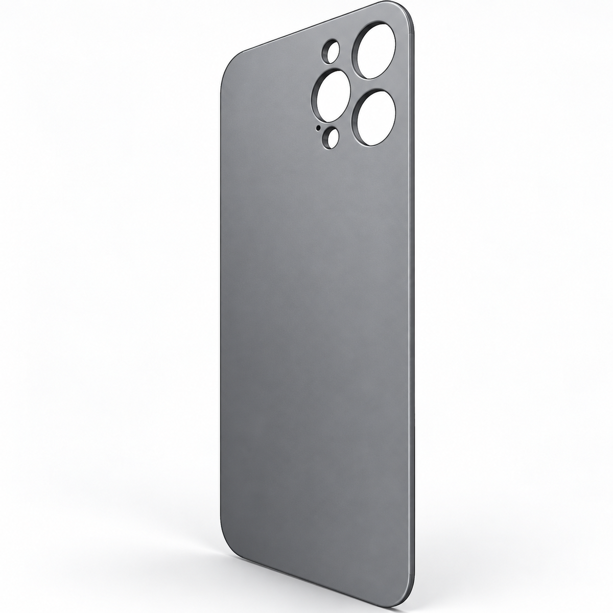 Modèle 3D du fichier STL de vitre arrière compatible iPhone 12 Pro Max – vue extérieure