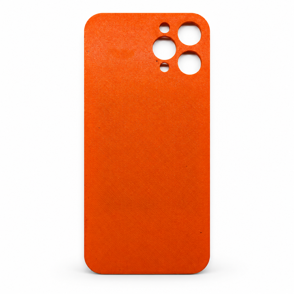 Vitre arrière orange imprimée en 3D compatible iPhone 12 Pro Max – vue intérieure