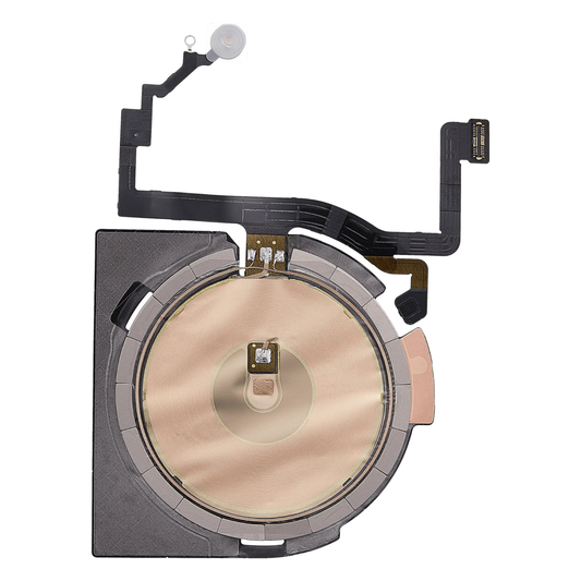 Nappe flash, charge sans fil (avec aimant MagSafe), antenne NFC, micro caméra iPhone 15