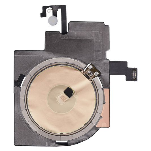 Nappe flash, charge sans fil (avec aimant MagSafe), antenne NFC, micro caméra iPhone 16