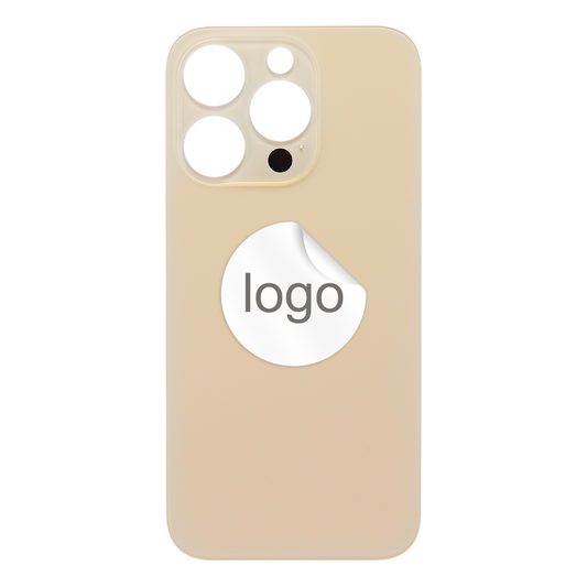 Vitre Arrière iPhone 14 Pro Max Or Assemblée avec Logo