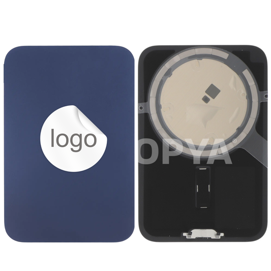 Vitre Arrière iPhone 17 Pro Bleu Intense Assemblée avec Logo