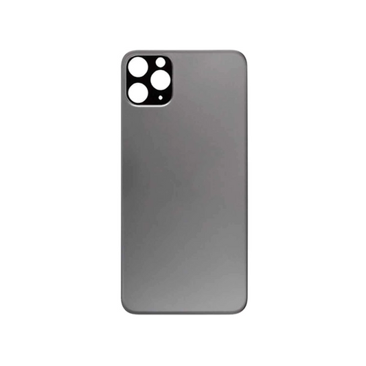 Vitre Arrière iPhone 11 Pro Noir (Grand Trou) avec Logo