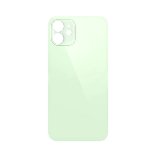Vitre Arrière iPhone 12 Vert (Grand Trou) avec Logo